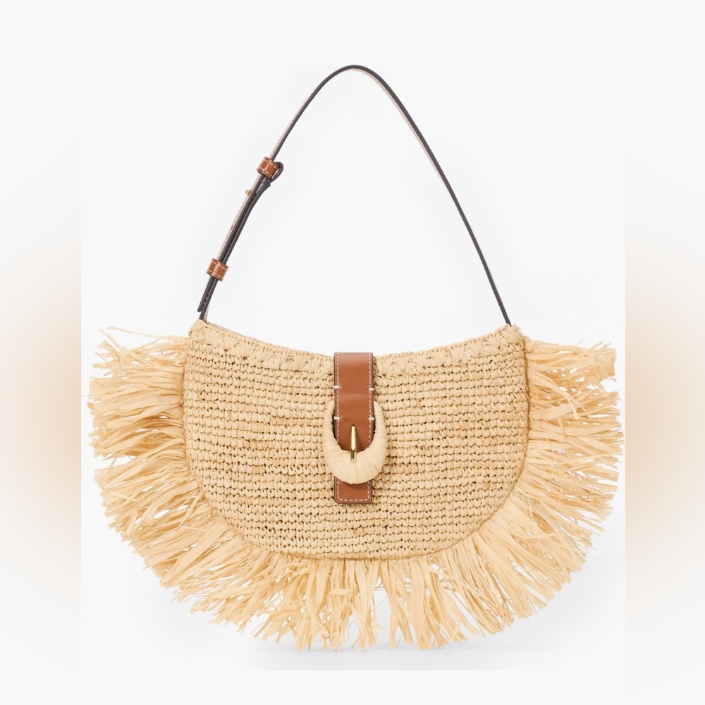 NWT STAUD Alana Bag in Raffia